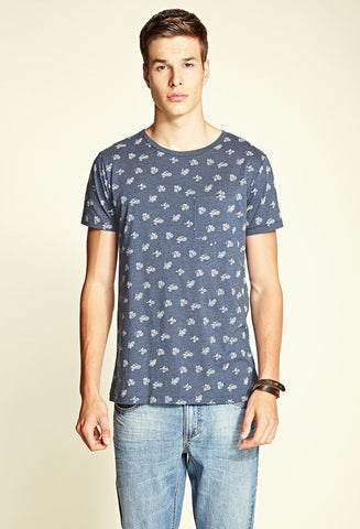 Floral Pocket Tee