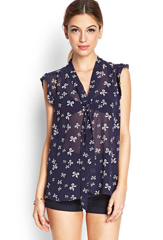 Tea Time Bow Blouse